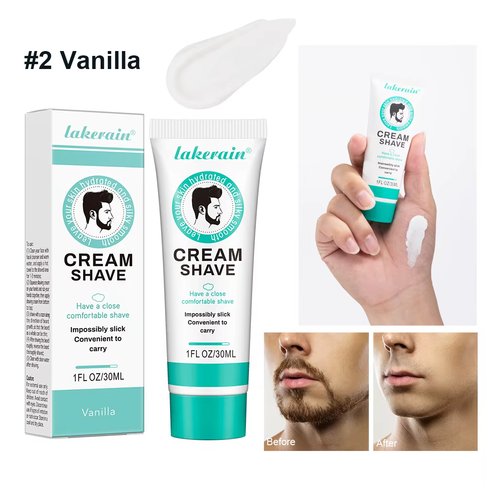 Crème à raser naturelle pour hommes
