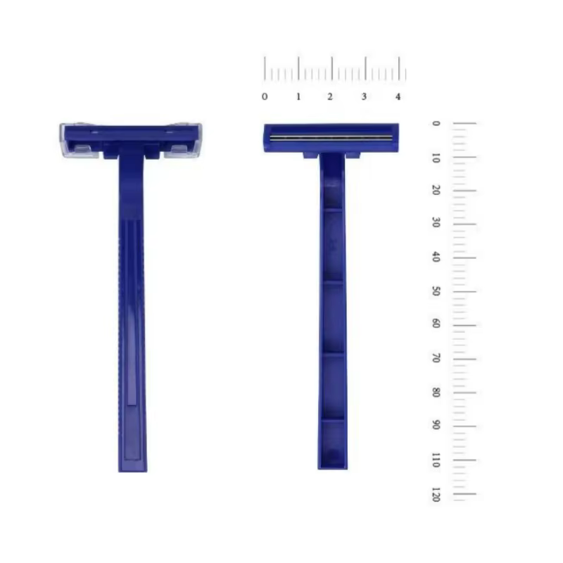 Rasoir jetable pour femmes, rasoir manuel hygiénique, 1 lame super tranchante avec tête peigne pour le visage, les jambes, les bras et la zone du bikini.
