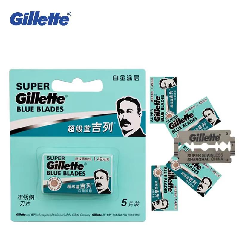 Gillette Super bleu rasoir sécurité manuel