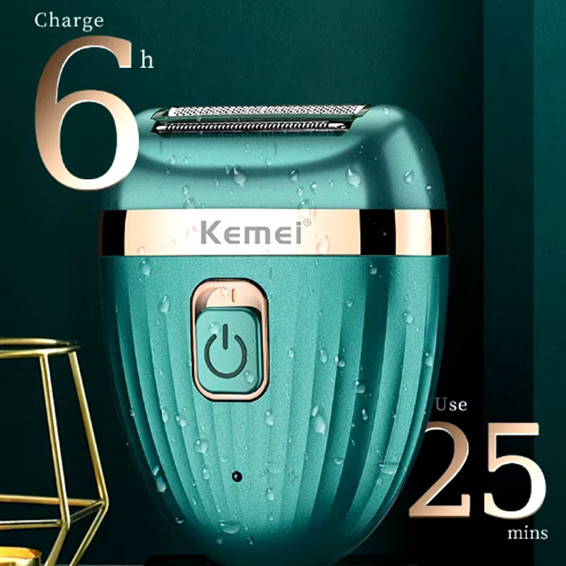 Kemei femmes épilateur électrique épilation visage corps dame Bikini jambes bras aisselles