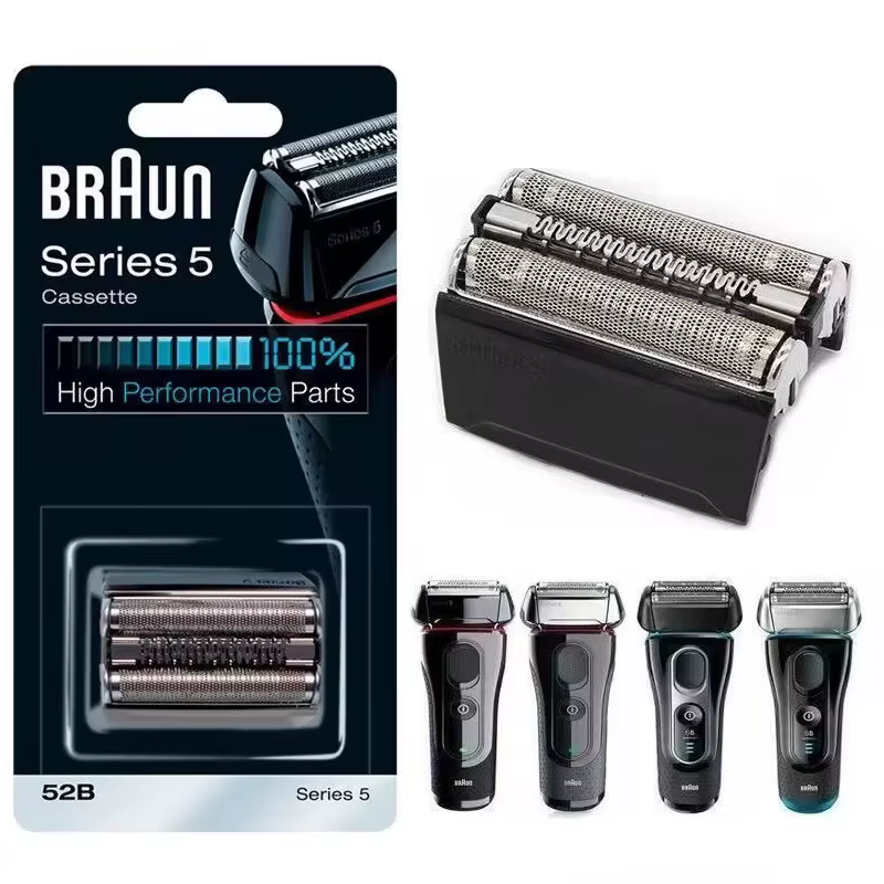 Braun 52B lame de rasoir feuille et coupe lame de rasage Cassette pour rasoir électrique Braun série 5 5090 5050 5030s