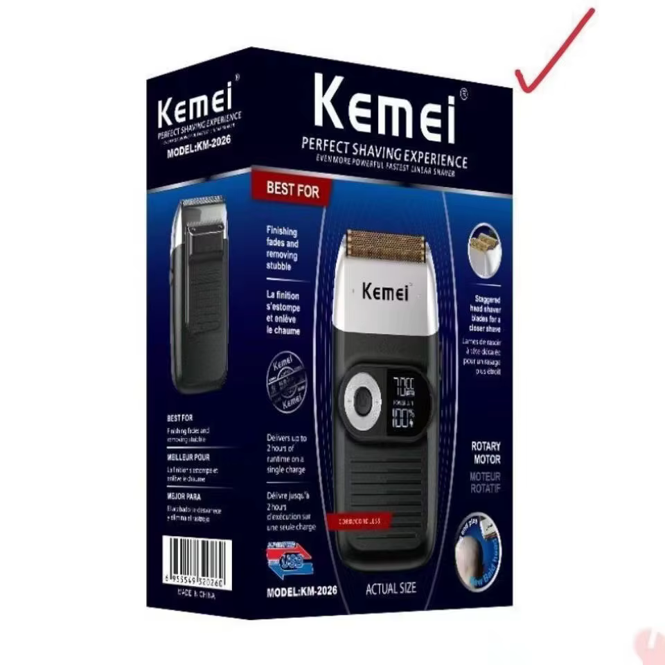 KEMEI rasoir KM-2026 KM-2027 KM-2028 KM-2031 lame