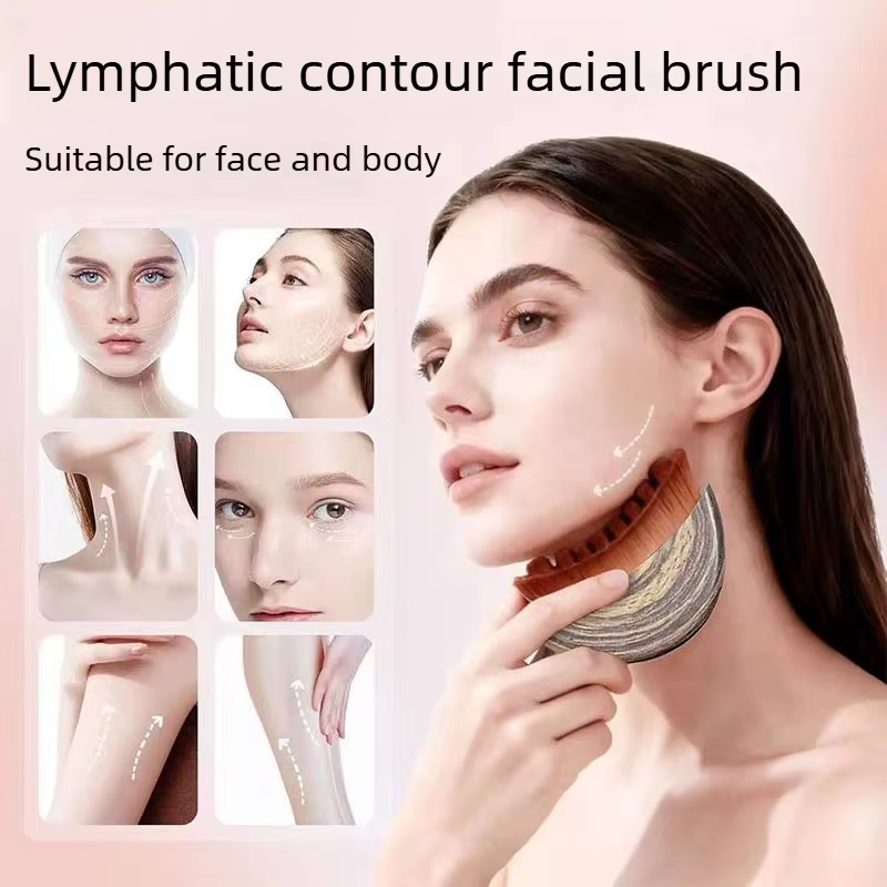 Brosse de massage lymphatique pour le visage et le corps – Soin quotidien