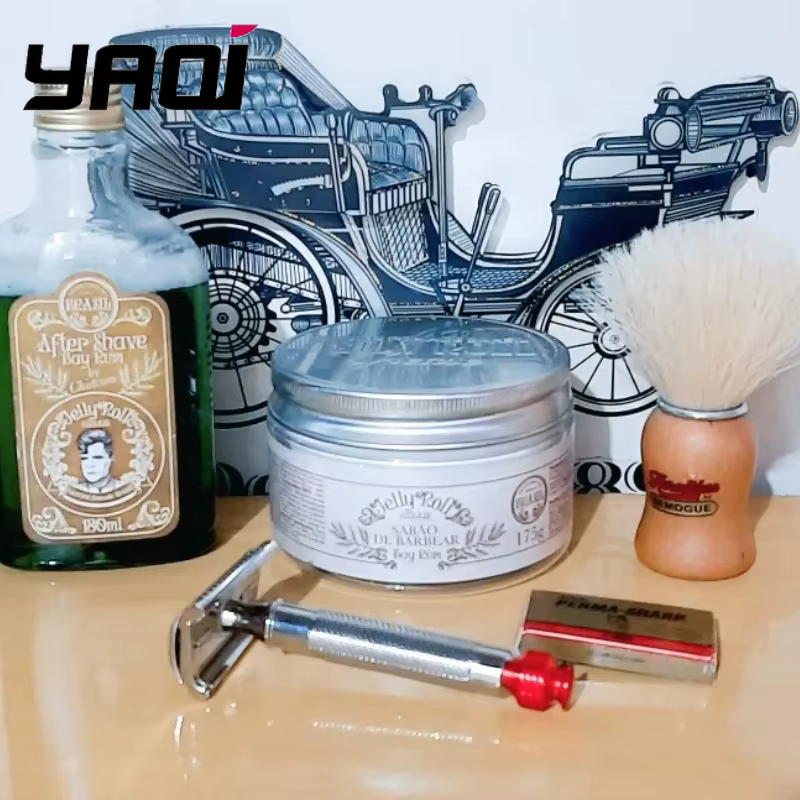 YAQI – rasoir de sécurité incliné 37 en acier inoxydable pour hommes