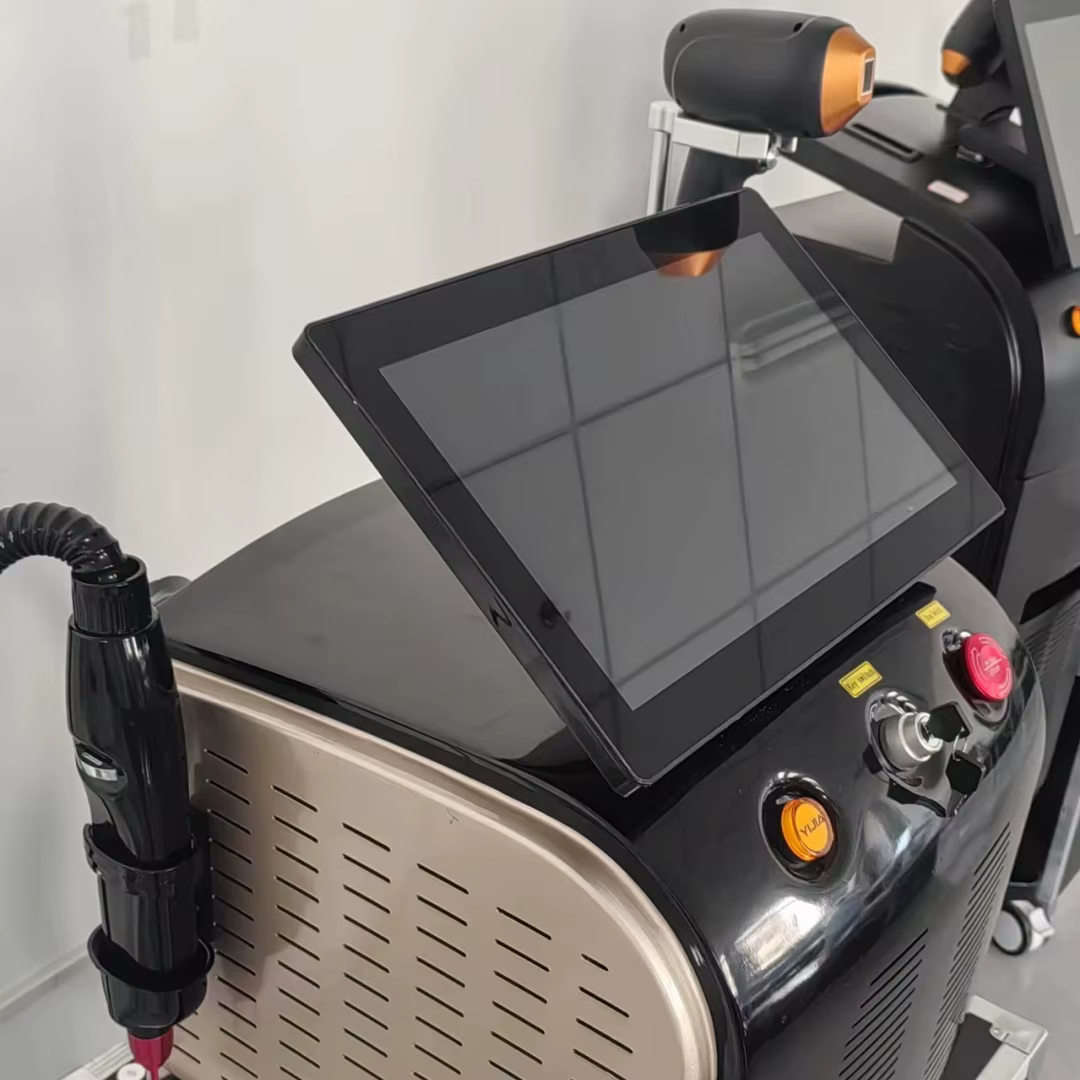 Nouvel appareil d'épilation au laser diode portable 755nm 808nm 1064nm 5000W Ice Platinum