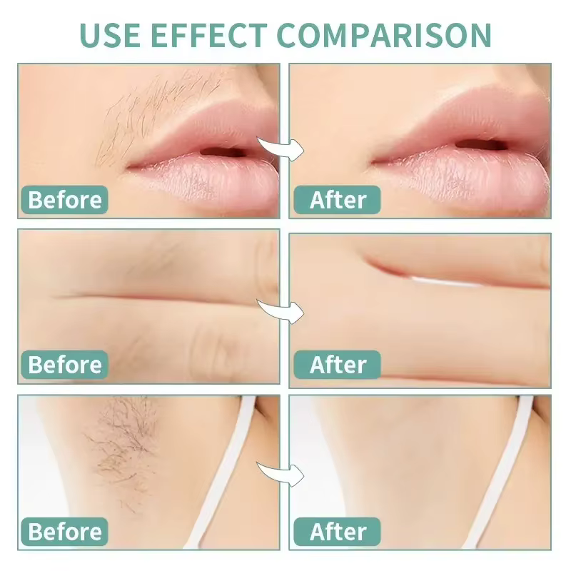 10 pièces bandes de cire pour le visage épilation