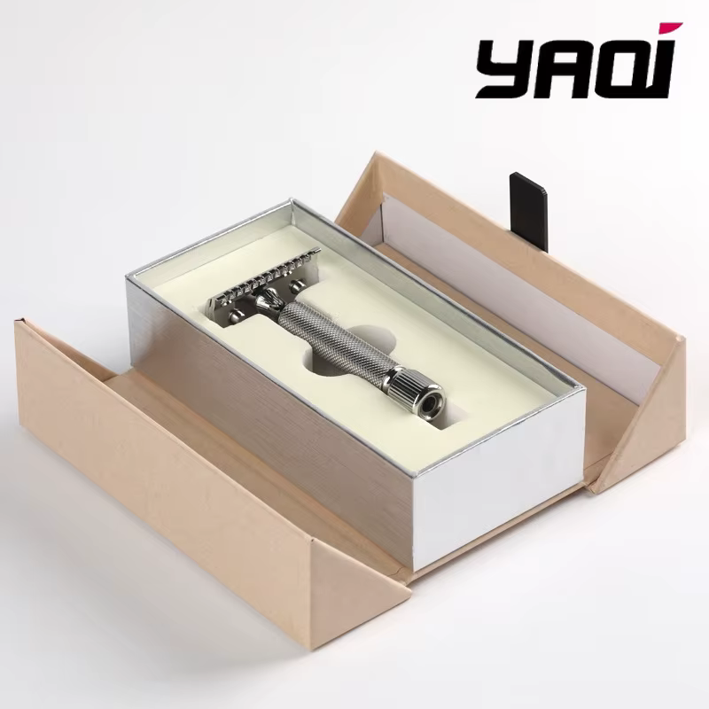 Rasoir de sécurité en acier inoxydable 2026 Yaqi BAENZIGER Yaqi Rasoir à barbe