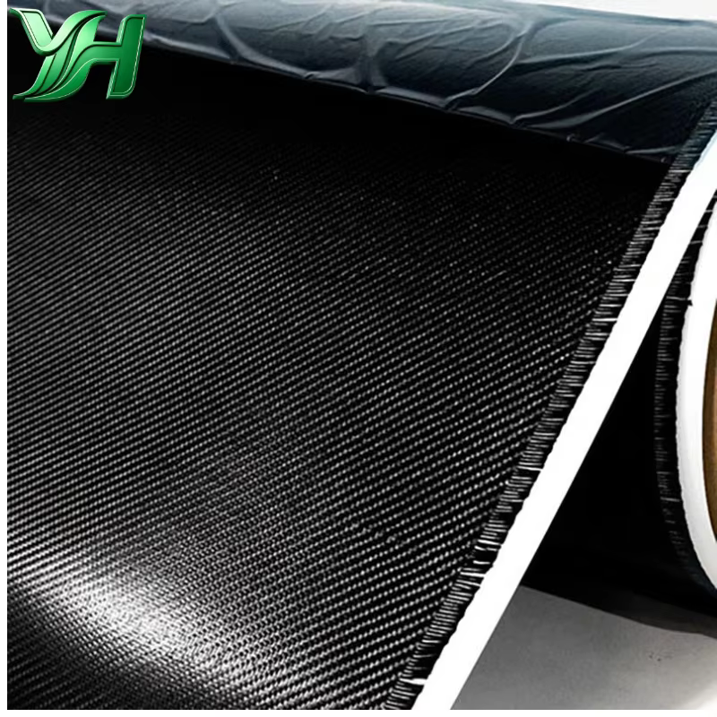 Tissu préimprégné en fibre de carbone 3K 200 g/m² à armure sergé 2x2, matrice en résine époxy haute résistance pour l'aérospatiale, l'automobile et le sport