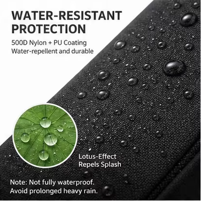 Sac de cadre triangulaire pour vélos, sacoche de selle de vélo, pochette de rangement pour vélos, sac de cadre portable avec sangles réglables, fermeture éclair en nylon