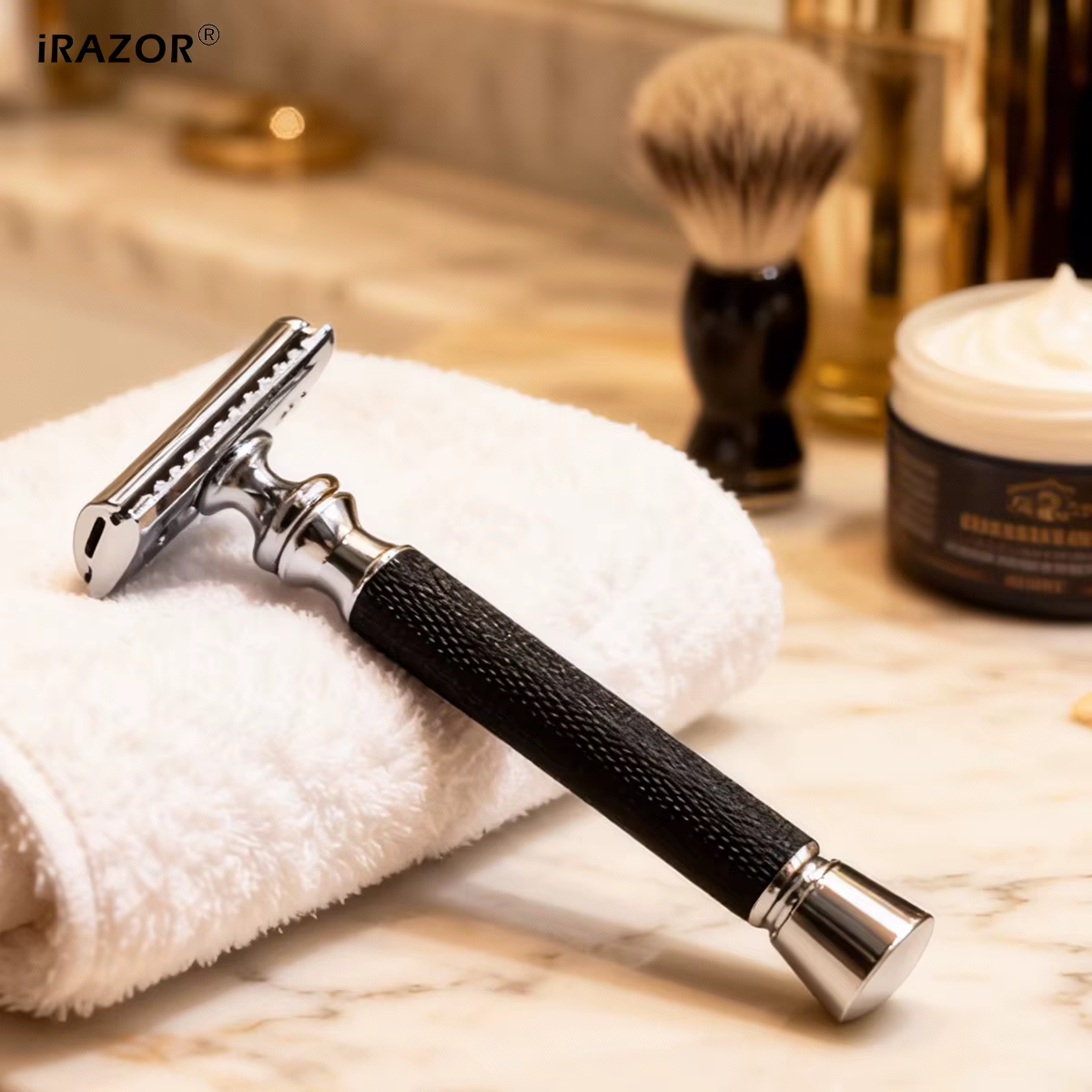 IRAZOR – rasoir DE sécurité classique en forme DE T pour hommes