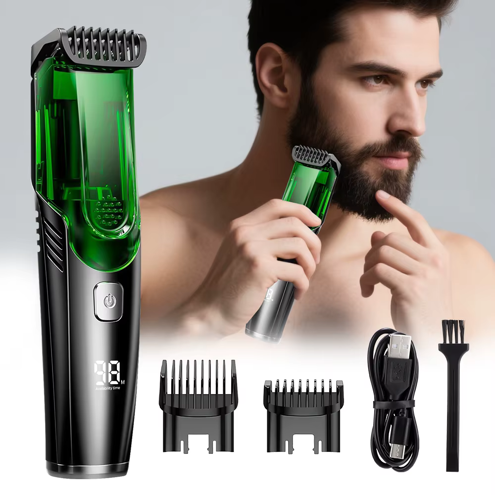 Tondeuse à barbe électrique sans fil pour hommes