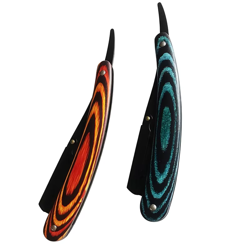 Rasoir de barbier professionnel 3 couleurs