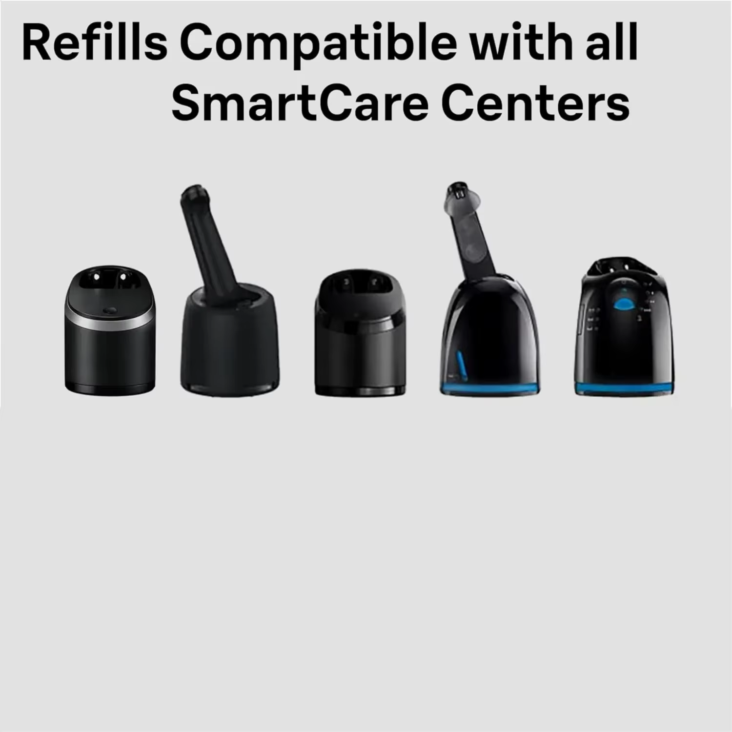 Cartouches de recharge Clean & Renew de 250 ml pour rasoirs Kemei/VGR, compatibles avec tous les rasoirs électriques Philips/Braun et autres marques.
