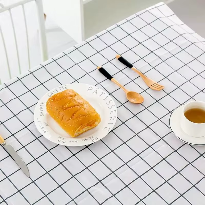 Nappe jetable à carreaux, résistante à l'huile et à la saleté, pour cuisine, fête à domicile, salle à manger, célébration de vacances, 1/3/5 pièces