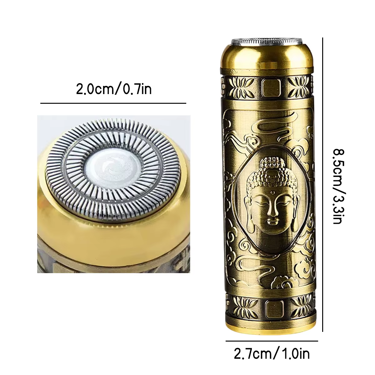 Tondeuse à barbe électrique étanche, rasoir Portable pour hommes, expérience de rasage Non irritante, adapté à la maison et aux voyages