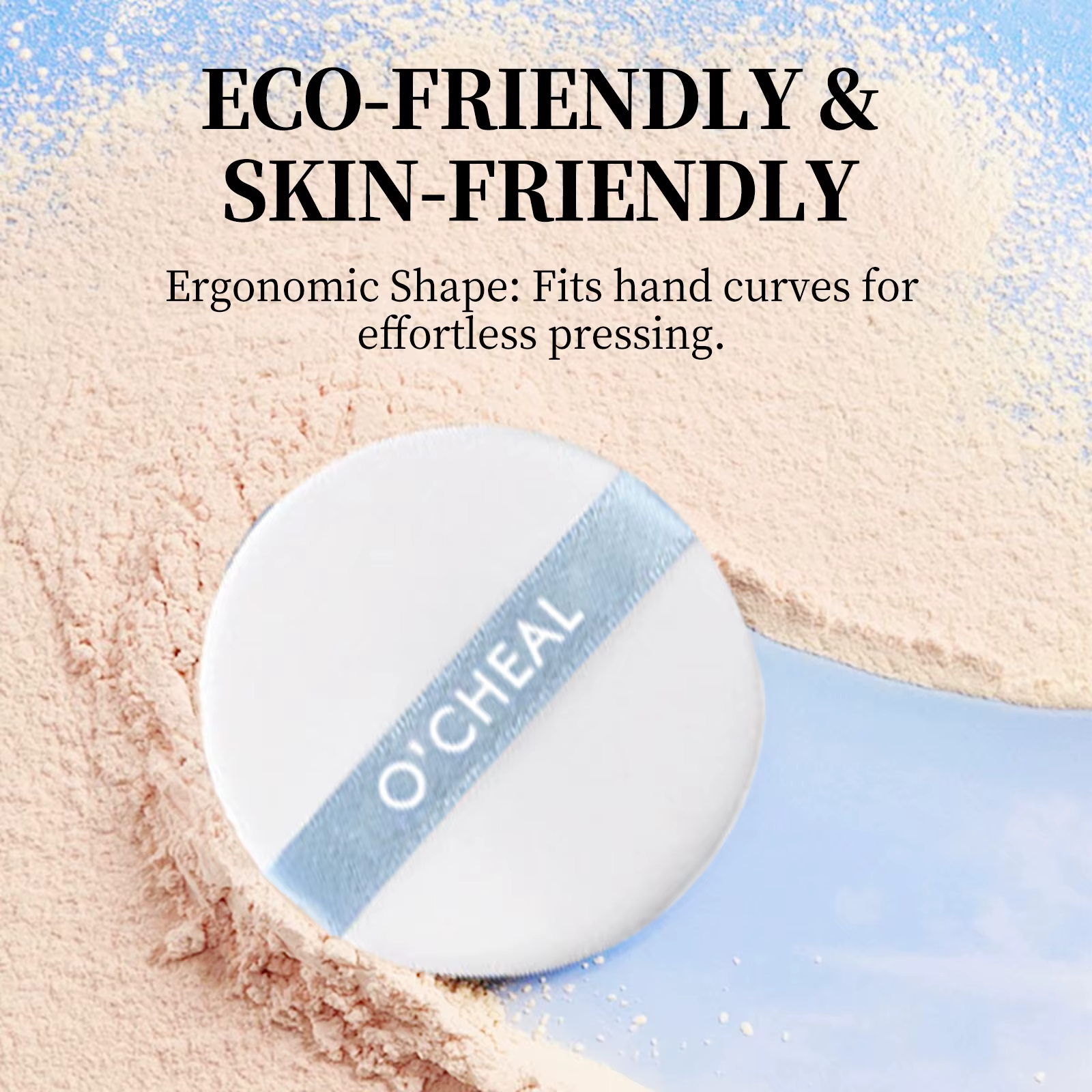 Ocheal – poudre de réglage mate pour le visage, contrôle de l'huile, fond de teint léger et rayonnant, poudre pressée, couverture complète, maquillage, cosmétique