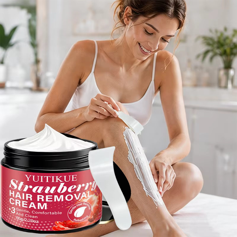 Crème dépilatoire à la fraise
