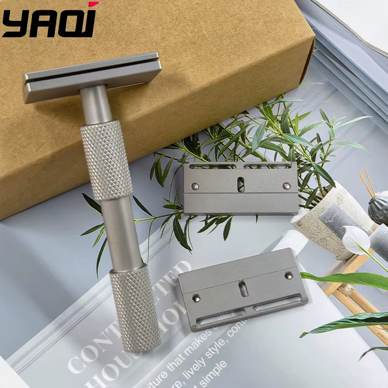 Promotion Flash 2026 ! Rasoir de sécurité traditionnel YAQI Aileron GEM Blade à 3 lames pour un rasage lisse – Indispensable pour le toilettage