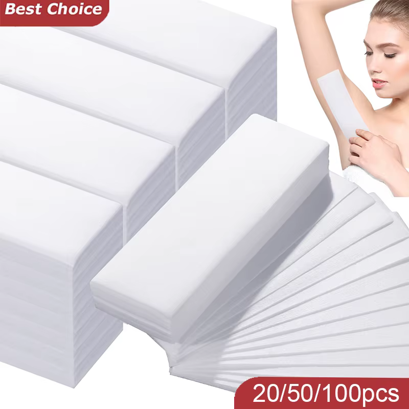 Bandes de cire Non tissées pour le corps et le visage
