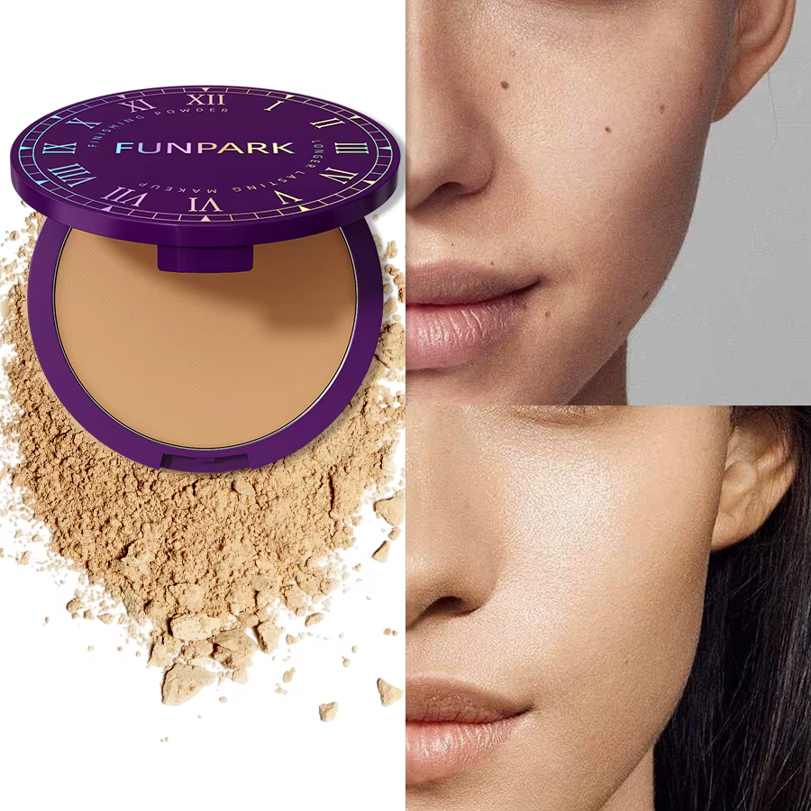 Fond de teint en poudre pressée mat à couvrance totale 5 couleurs, contrôle du sébum, finition impeccable et légère, maquillage pour femme, cadeaux