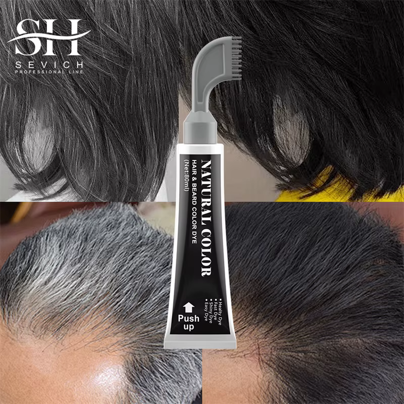 Shampoing Fast Hair Dye à l'avocat avec peigne