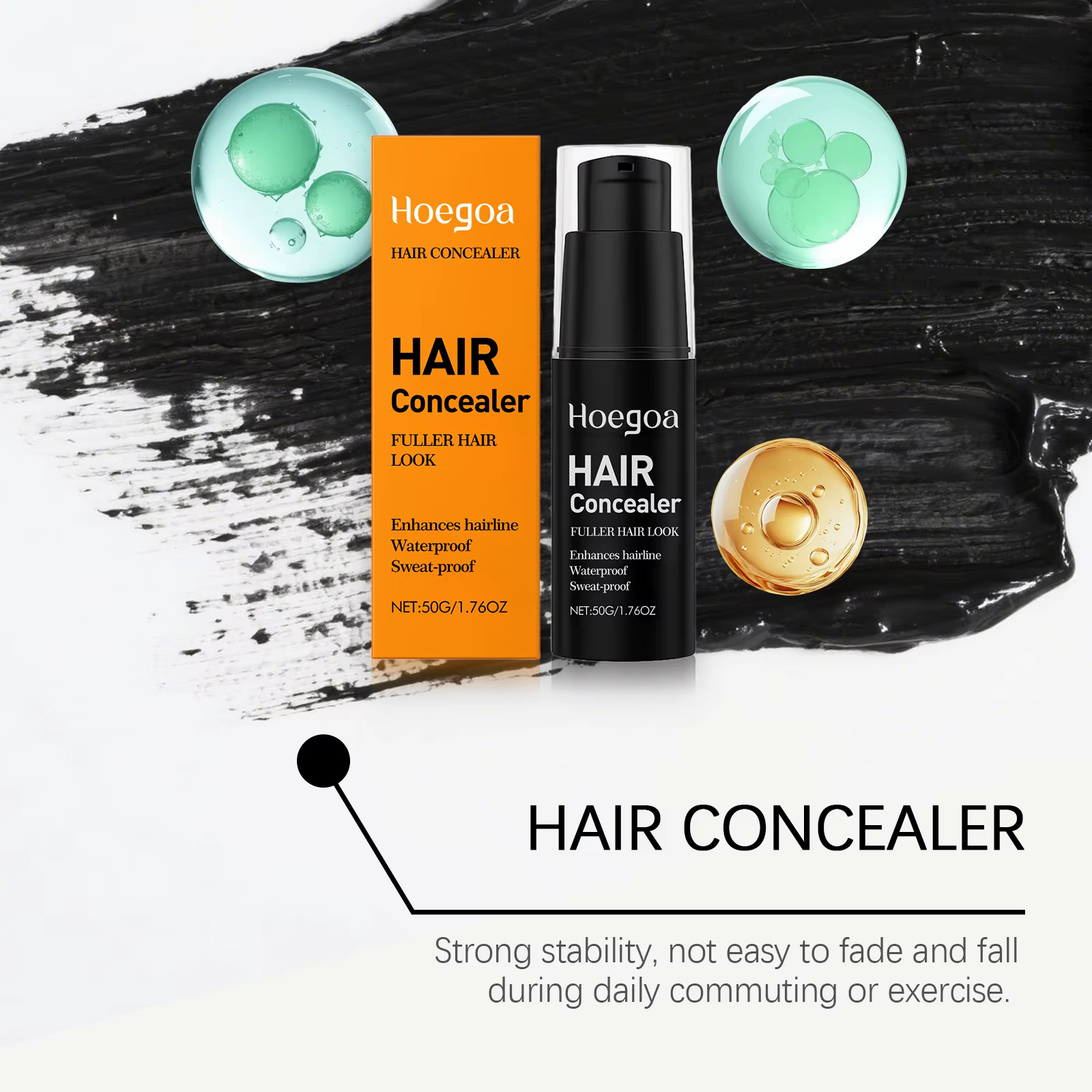 Correcteur de cheveux liquide imperméable