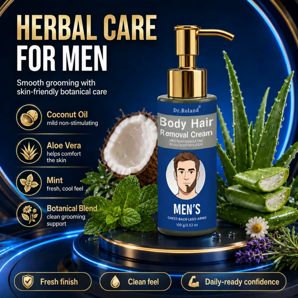 Crème dépilatoire Ultra-Clean pour hommes, douce et non irritante, pour tout le corps, élimine les poils épais, sans résidus, sans irritations de rasoir.