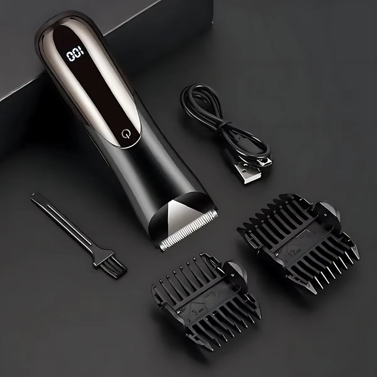 Tondeuse rasoir pour homme électrique barbe moustaches favoris