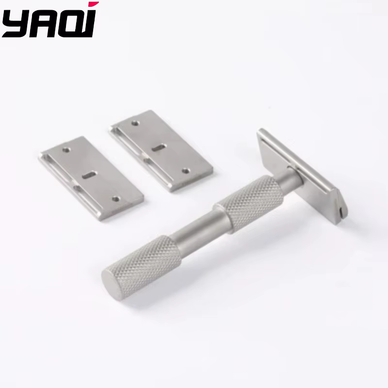 Rasoir de sécurité traditionnel YAQI Aileron GEM Blade 2026 avec 3 plaques pour un rasage lisse et confortable