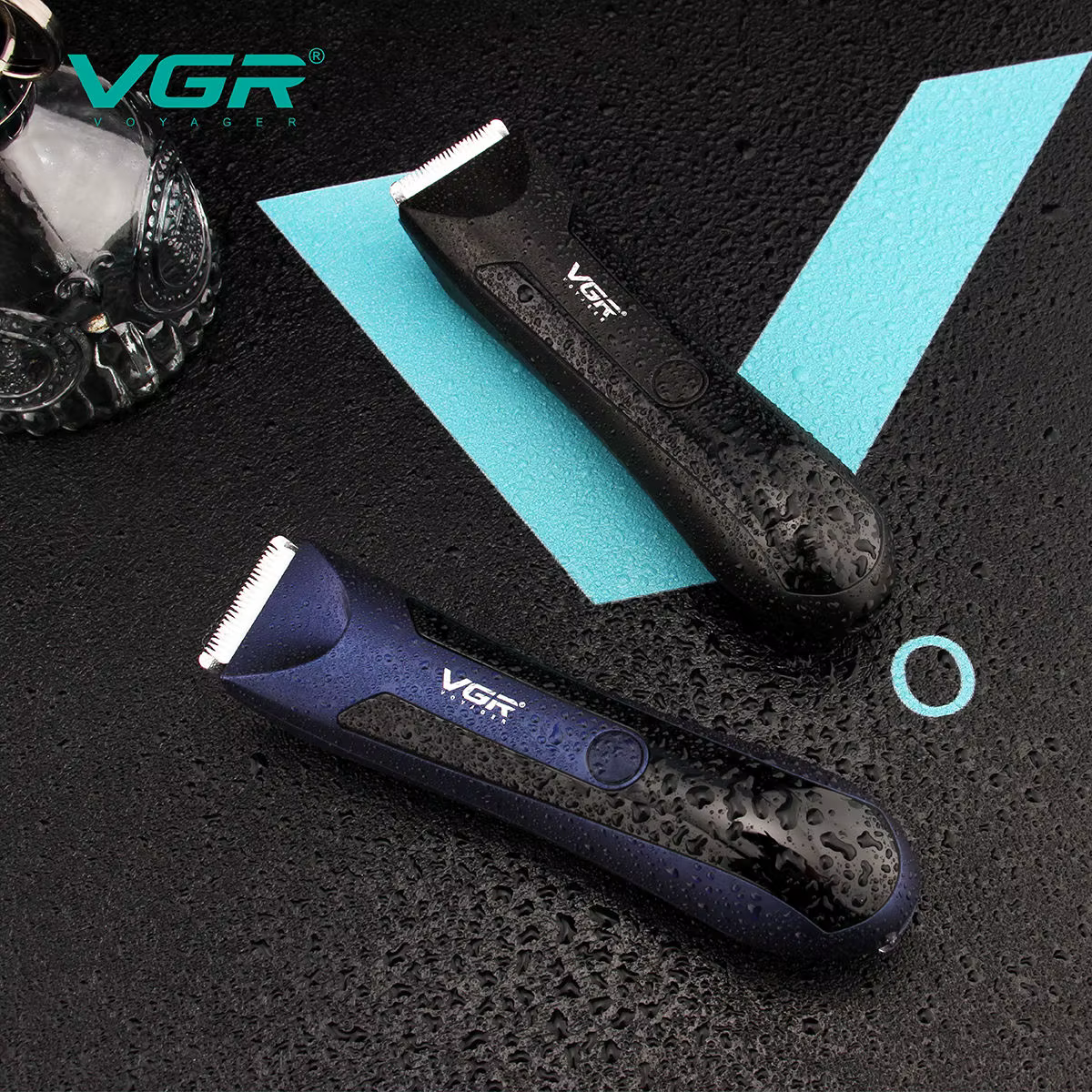 VGR 951 tondeuse à cheveux corps aine Rechargeable boule rasoir/tondeuse hommes électrique pubien barbe