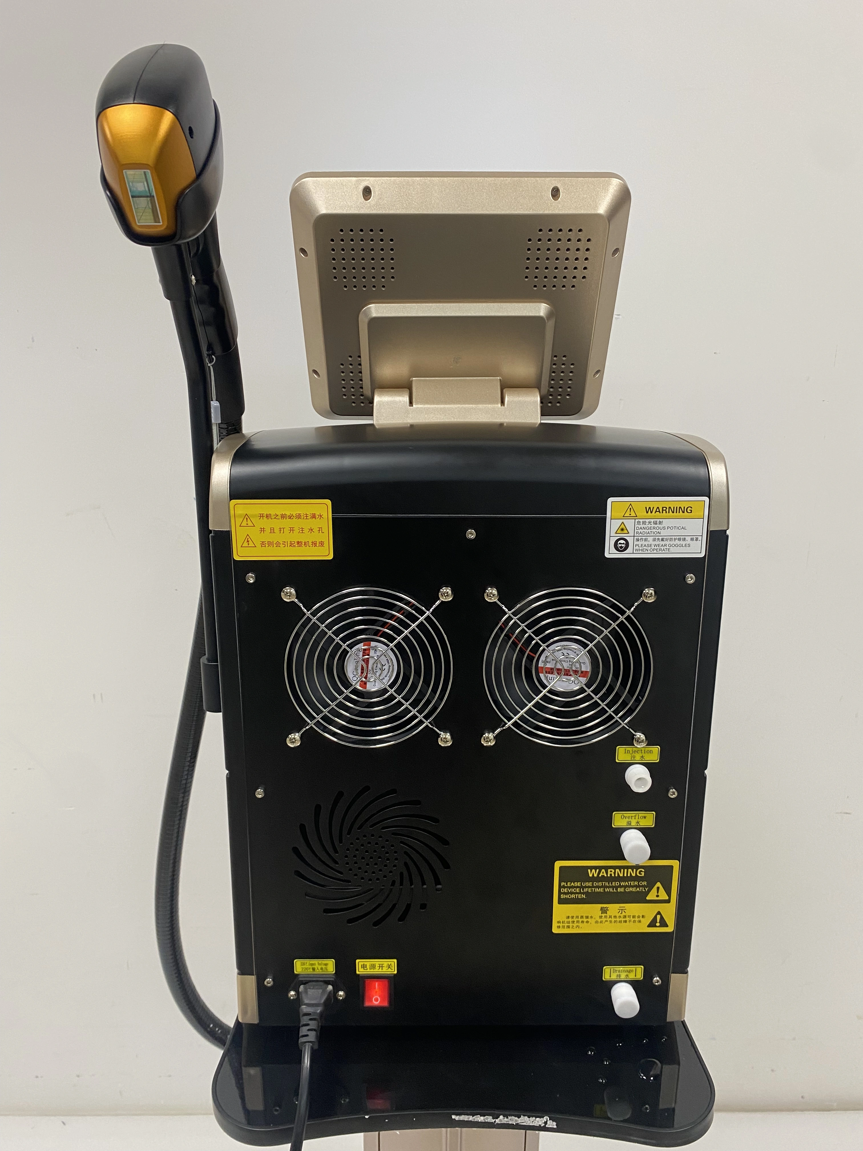 Épilateur Laser professionnel en titane glacé
