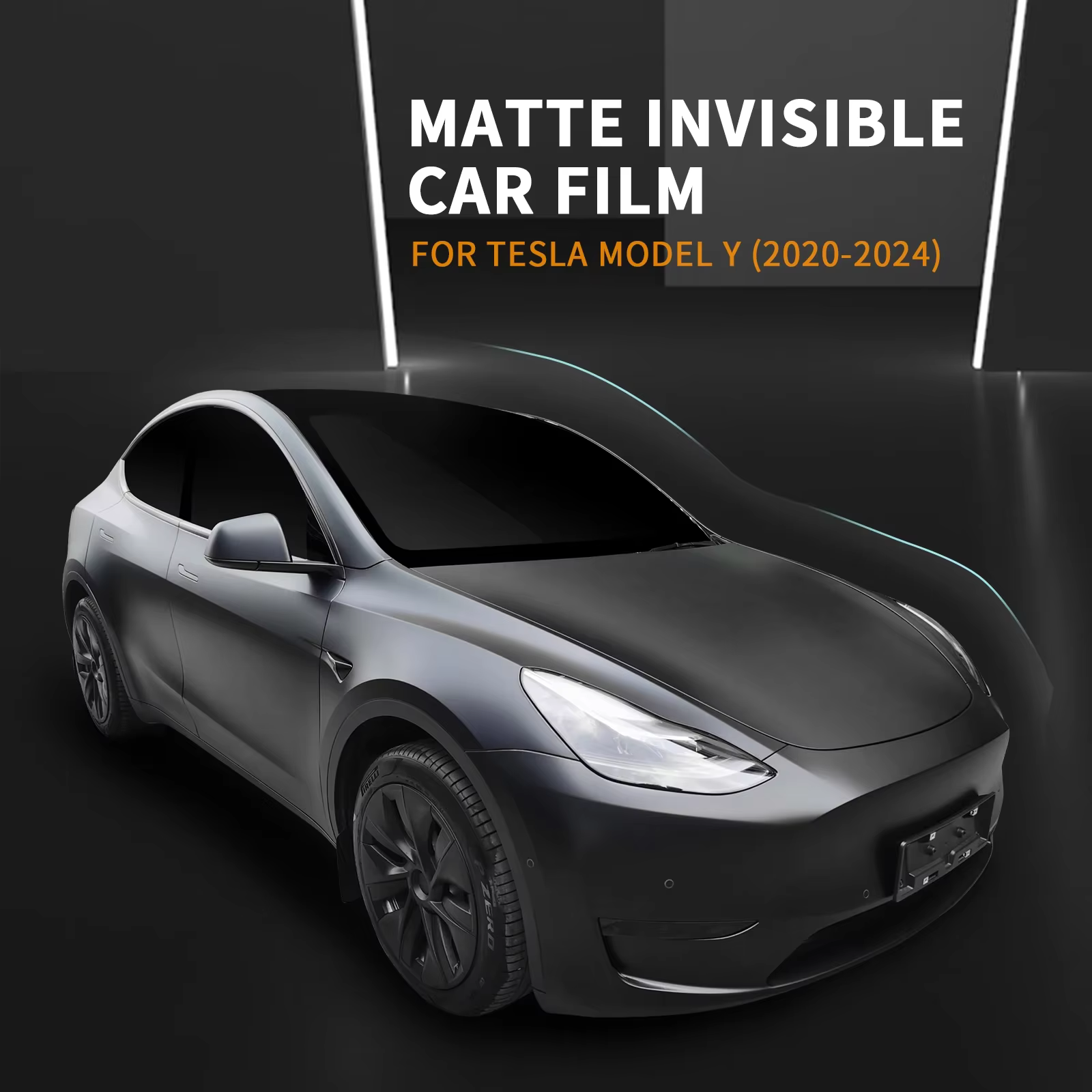 Film de protection de peinture de voiture en TPU mat résistant aux rayures, pour Tesla modèle Y 2020 2021 2022 2023 2024, accessoires PPF, pièces automobiles