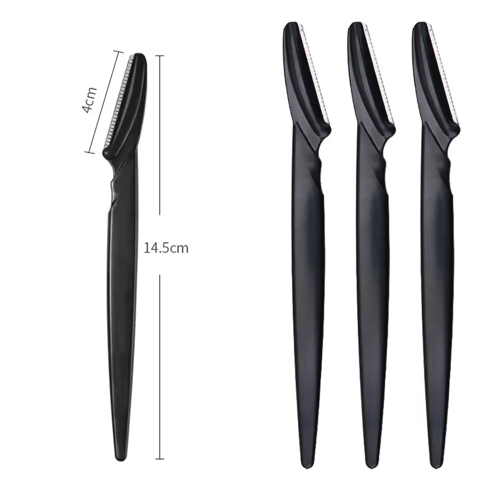 Épilation épilation Cutter tondeuse couteaux lames de rasoir outils de maquillage sourcil Portable visage rasoir épilateur sourcils