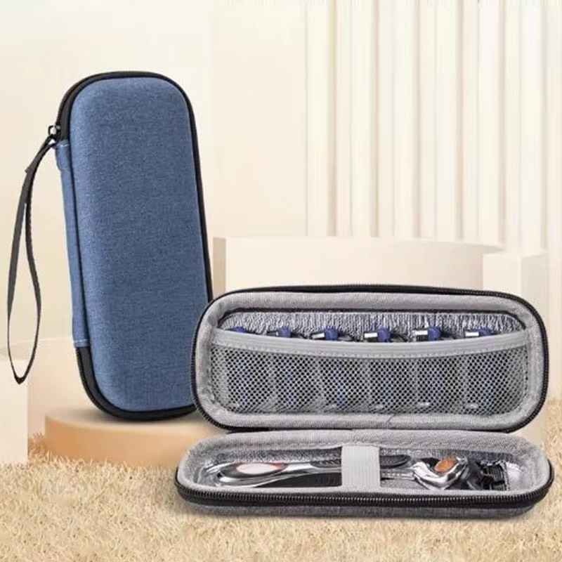 Boîte de rangement pour rasoir masculin, sac de transport portable pour rasoir, étui étanche pour rasoir, antichoc pour rasoir Gillette pour hommes