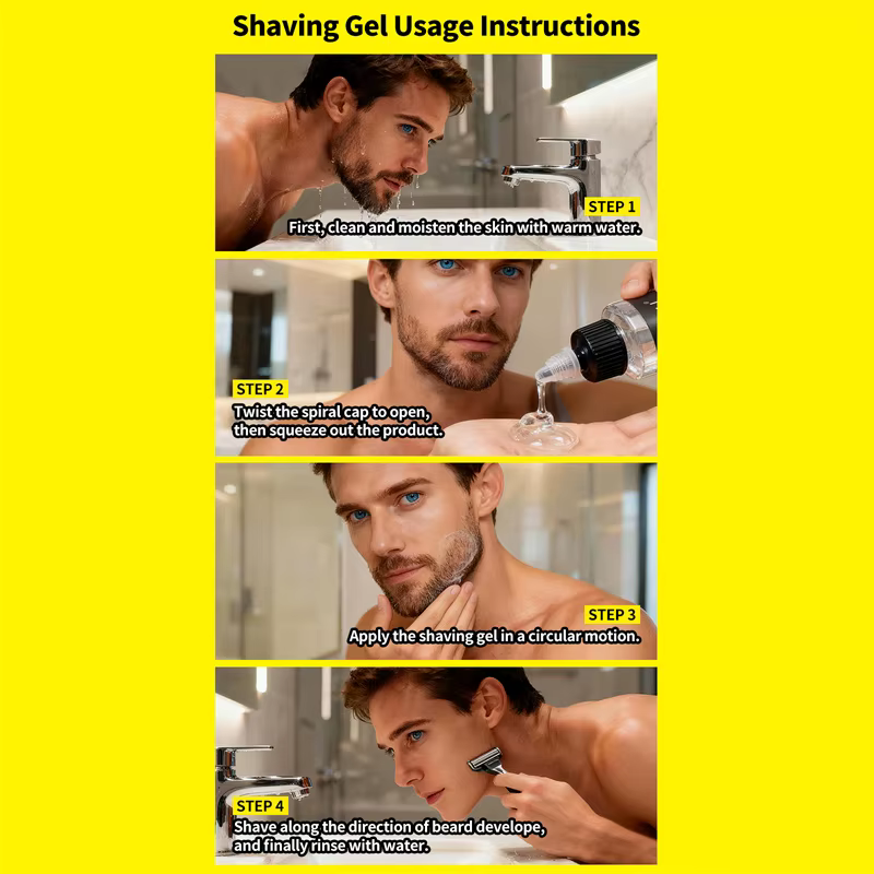 Crème à raser Gel