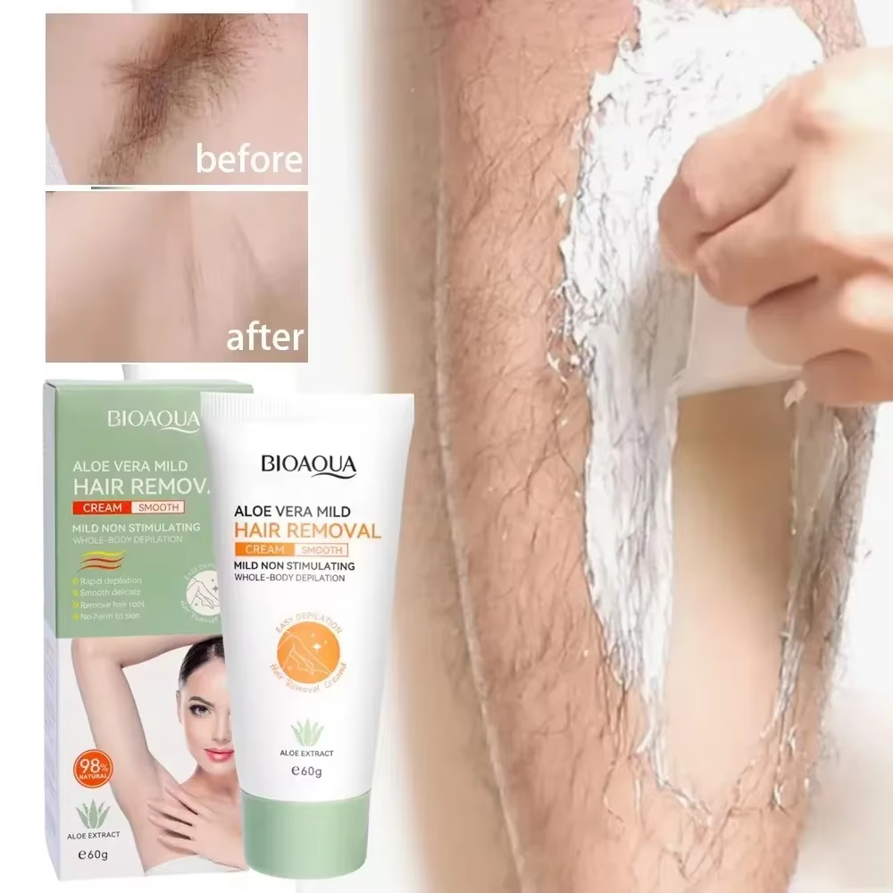 Crème dépilatoire permanente