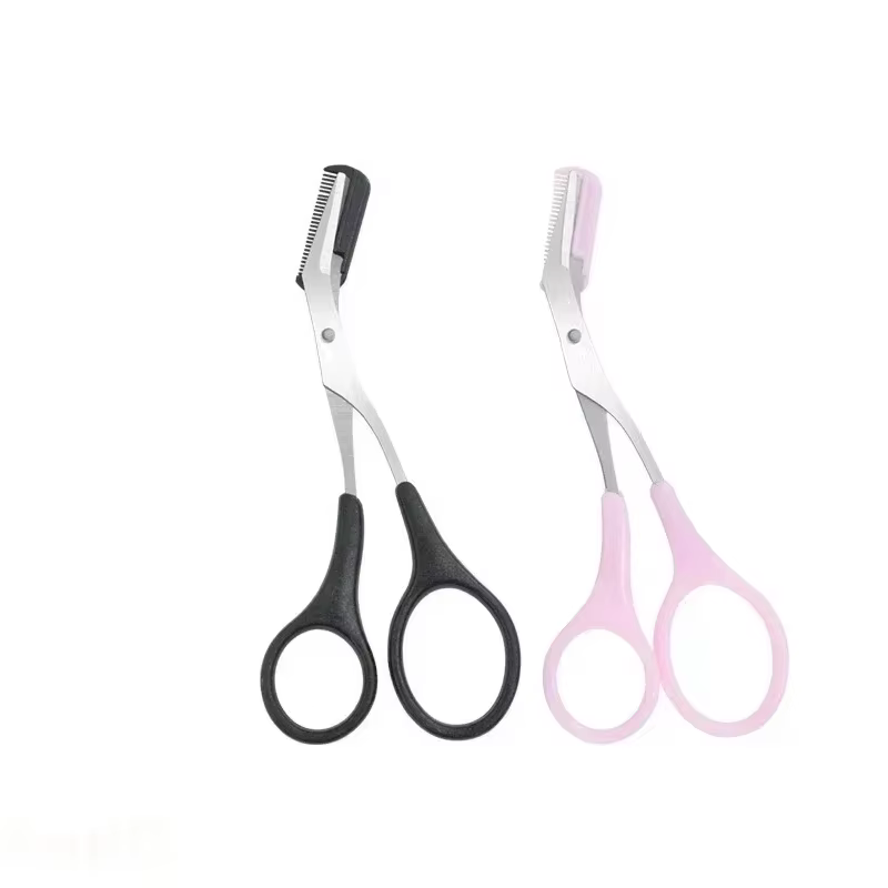 Ciseaux de précision pour sourcils avec peigne