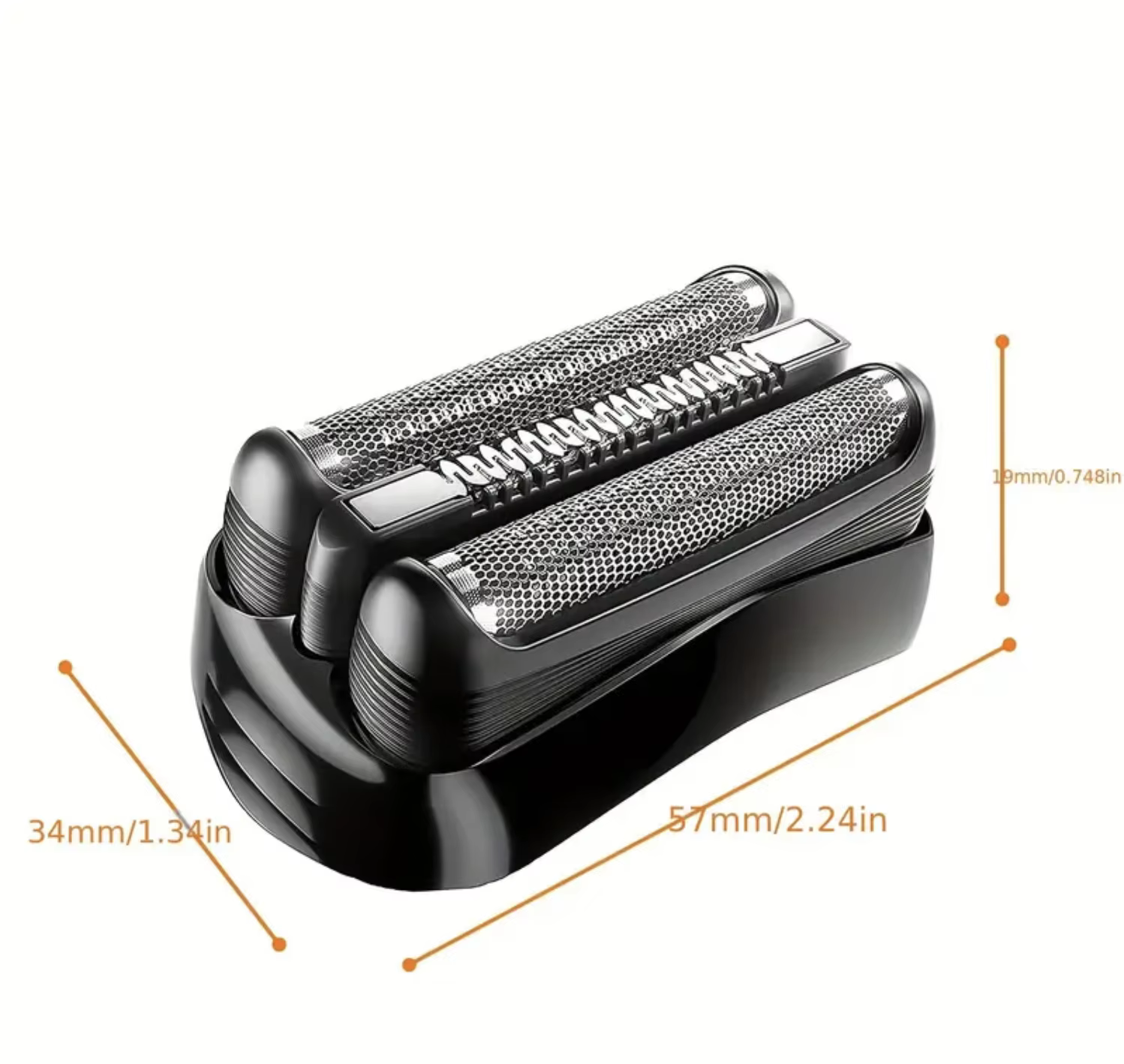 Tête de rasoir électrique de remplacement 21B, pour rasoirs électriques Braun série 3 301S,310S,320S,330S,340S,360S,3010S,3020S,3030S,3040