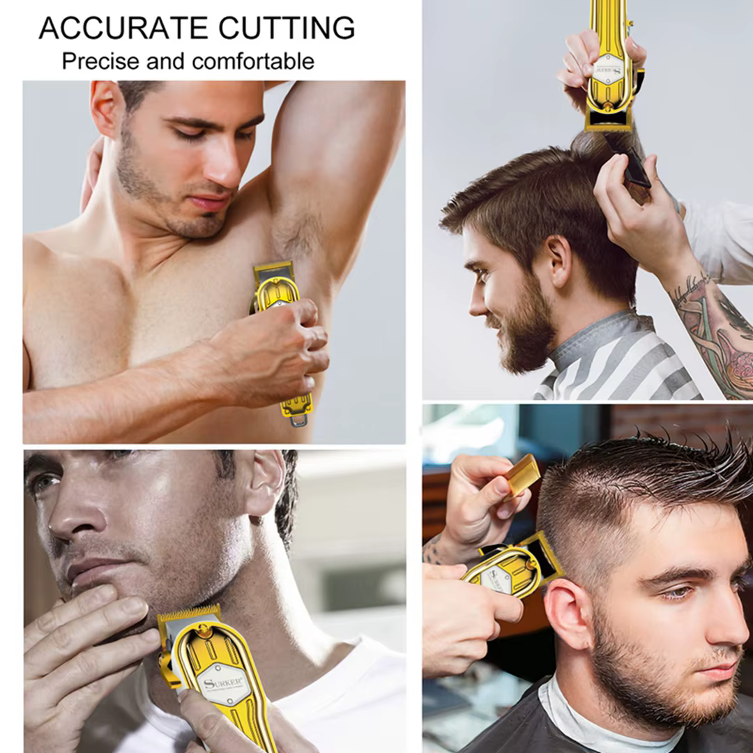 Surker 2025 tondeuse à or pour hommes salon de coiffure
