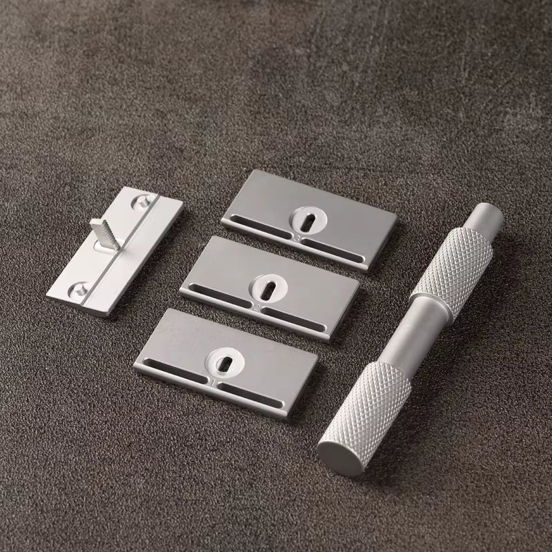 Rasoir de sécurité YAQI 2026 Aileron GEM Blade - Rasoir traditionnel à 3 plaques pour un rasage lisse et confortable