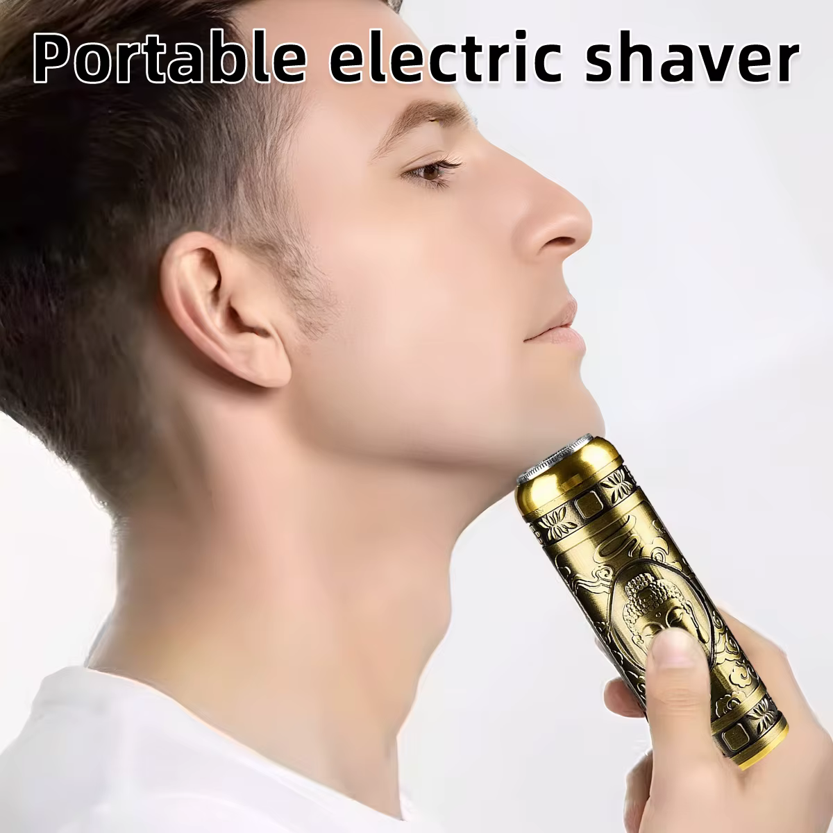 Tondeuse à barbe électrique étanche, rasoir Portable pour hommes, expérience de rasage Non irritante, adapté à la maison et aux voyages