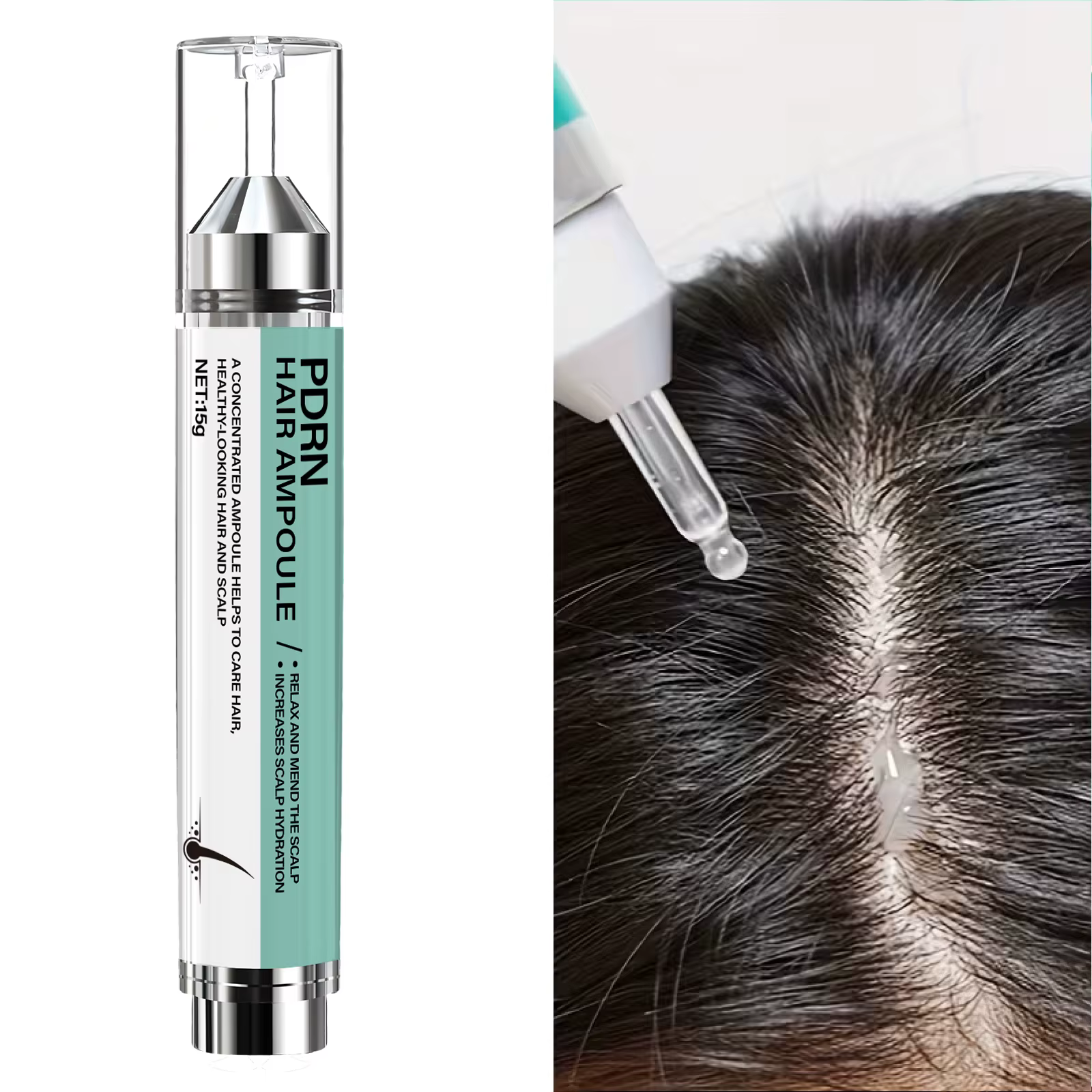 Ampoule capillaire à la kératine et à la biotine