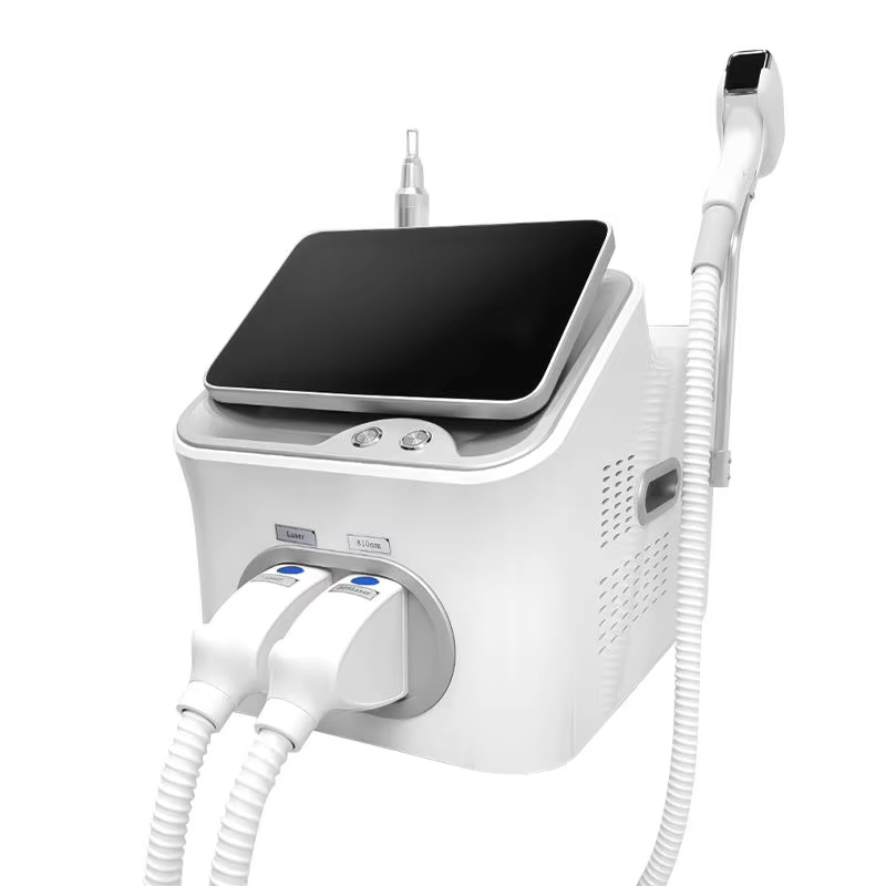 Machine professionnelle 2-en-1 pour l'épilation au laser diode et le détatouage