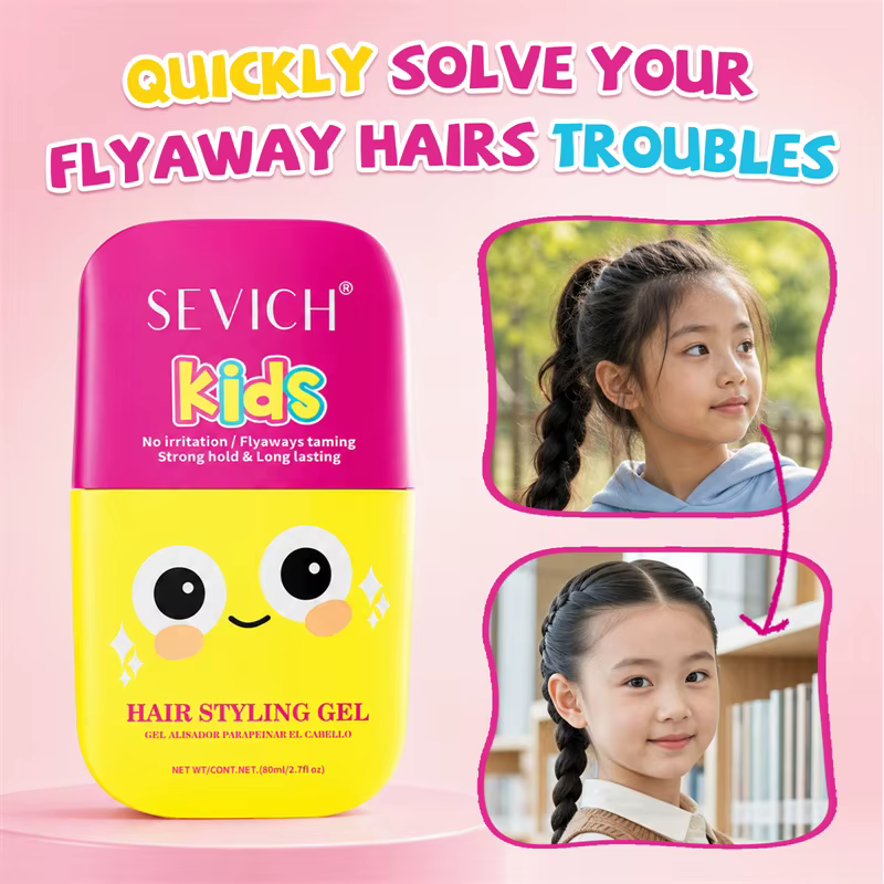 Bâton de cire capillaire pour enfants et femmes, contrôle des bordures, crème de finition anti-frisottis, lissage et fixation des mèches rebelles, gel coiffant.