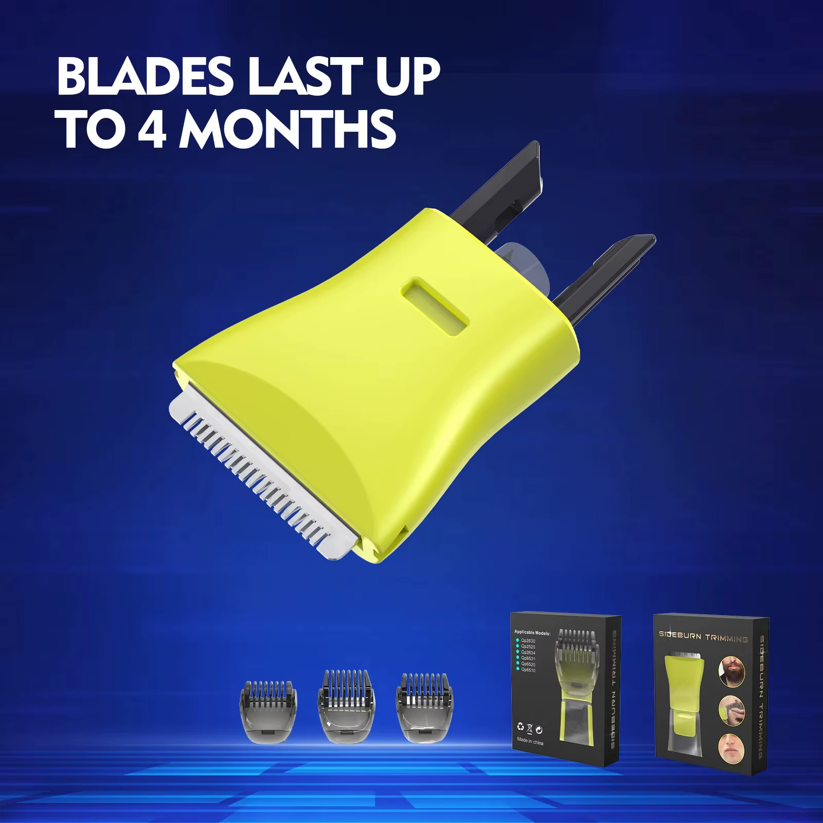 YUKU lames de rechange pour rasoir Philips une lame QP2520 QP2530 QP2630 QP6510 QP6520 tondeuse à barbe 3 longueurs réglables Kit