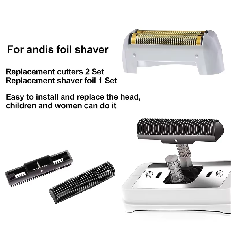 Original Andis rasoir remplacement et couteaux pour Profoil Lithium Plus 17205 17170 barbier cheveux électrique hommes