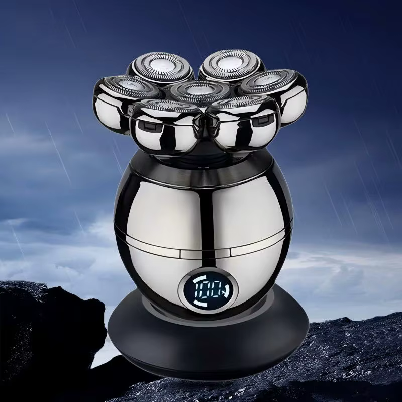 Nouveau rasoir électrique à 7 lames rechargeable pour hommes