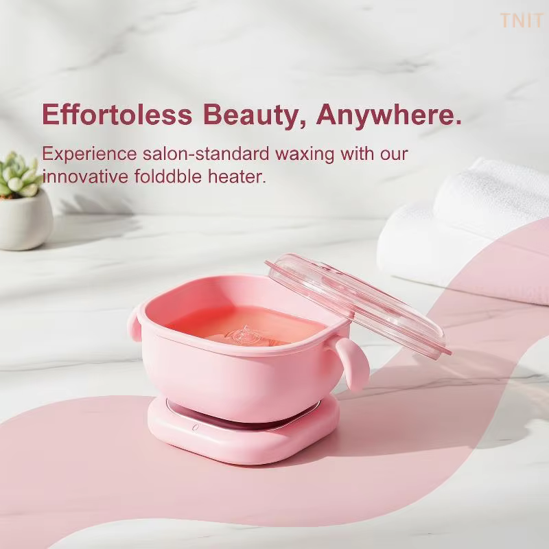 Chauffe-cire pliable portable en silicone 400 ml pour épilation