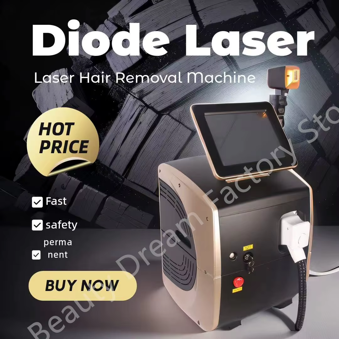 Épilateur laser diode professionnel puissant 5000W Alexandrite Ice Platinum