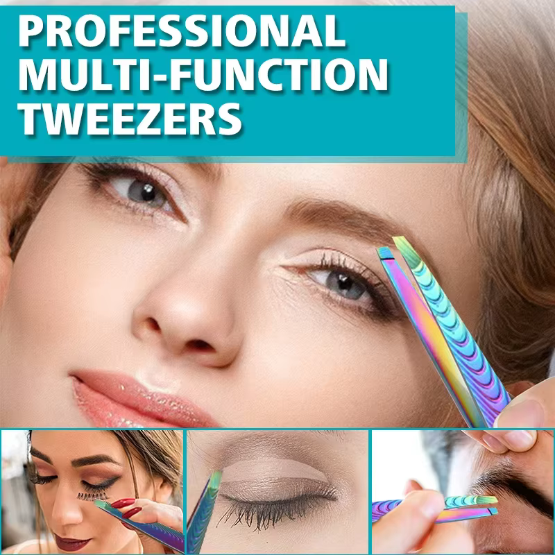 Les pinces professionnelles sont spécialement utilisées dans les salons de beauté pour ramasser les poils des sourcils